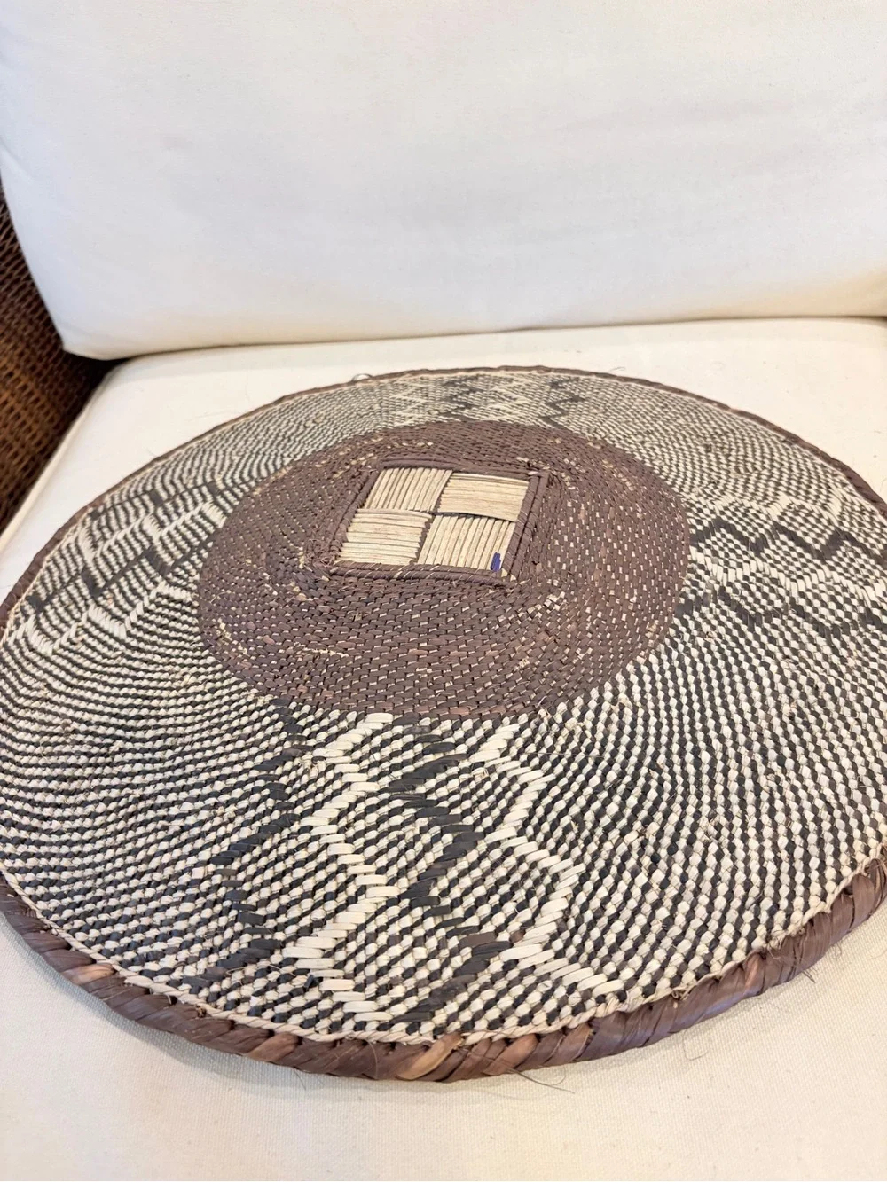 NEW Africa Woven Basket. Made by the Binga people of Zambia/Zimbabwe